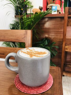 Capuchino   at Hipatia Café in Guadalajara