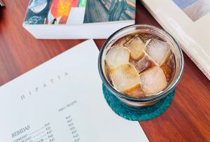 Cold brew Tonic  at Hipatia Café in Guadalajara