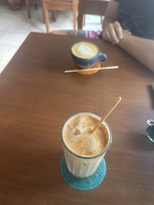 Insanely amazing manzana chai latte  at Hipatia Café in Guadalajara