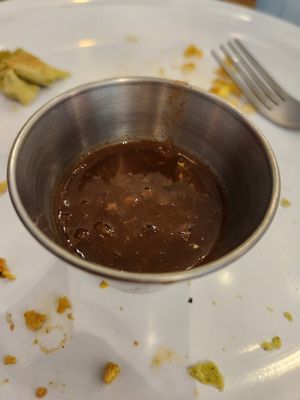 Hot sauce with xtra charge at Torpedo Coffee in Denver