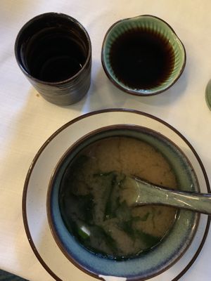 Miso soup  at Oyishi in Como