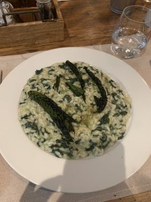 Risotto vegan al cavolo nero  at Bigatt in Paradiso