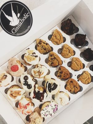 Baby buns, cookies and brownies!  at Cinnaholic in Des Moines