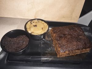 Brownie Bites, Cookie Dough, Pumpkin Bread* - fresh baked pumpkin bread w/ Cinnaholic®'s homemade brown sugar & cinnamon mix baked in (*Seasonal) at Cinnaholic in Des Moines