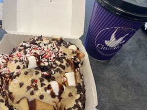 Peppermint mocha   at Cinnaholic in Des Moines