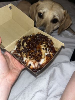 Cookie dough!  at Cinnaholic in Virginia Beach