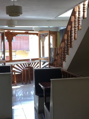 View on the ruins at Sunshine Cafe in Ollantaytambo