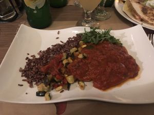 Seitan steak  at Bistro Toc in Split