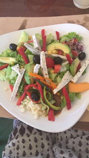 vegan tofu salad  at Bistro Toc in Split