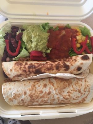 take away vegan burritos  at Bistro Toc in Split