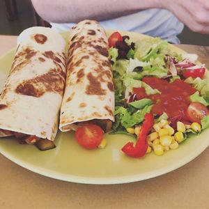 Vege burritos made vegan at Bistro Toc in Split