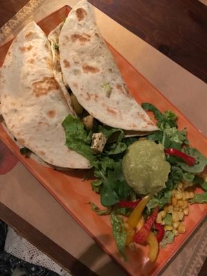 The vegan wrap with tofu at Bistro Toc in Split