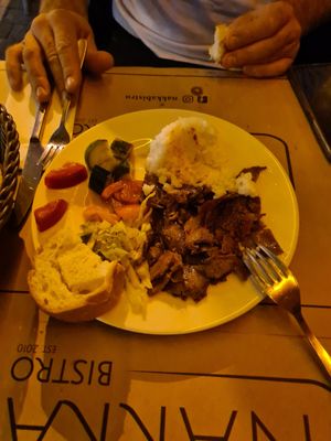 Doner vegan at NAKKA in Istanbul