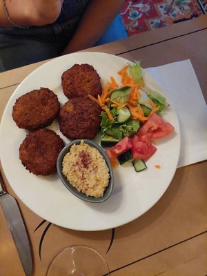 falafel at NAKKA in Istanbul