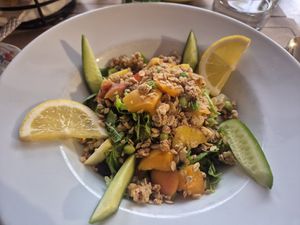 Vegan bowl at NAKKA in Istanbul