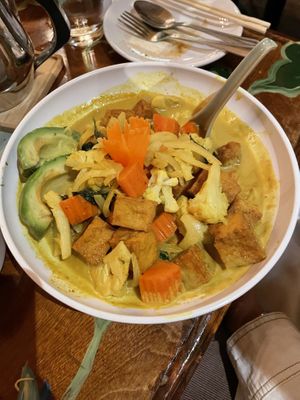 Yellow curry  at Indochine in Wilmington