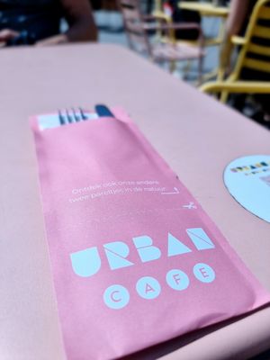 Logo at Urban Café in Beernem