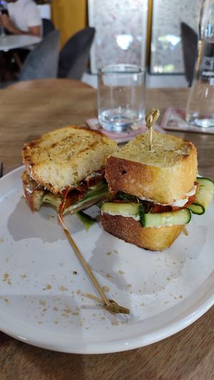 'Salmon' sandwich at PlantEat /it/ in Constanta