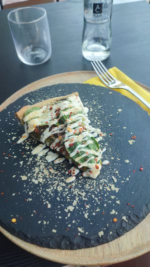 Tofu-spinach tart at PlantEat /it/ in Constanta