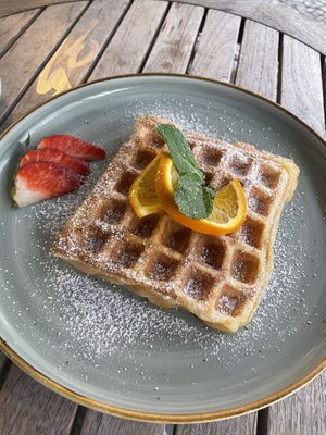 Waffle with sugar   at Easy Peasy in Berlin