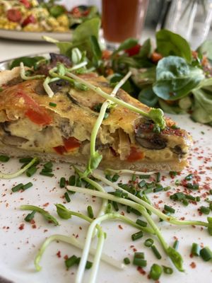 Quiche of the day  at Easy Peasy in Berlin