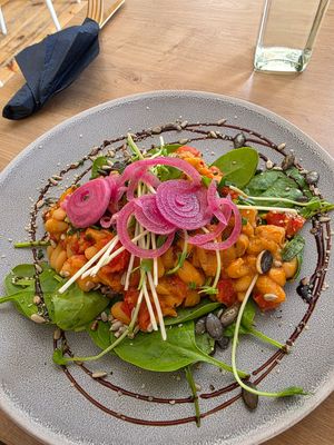 Miso beans at Easy Peasy in Berlin