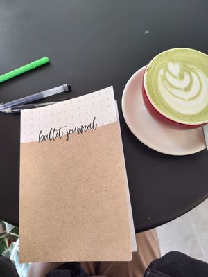 Matcha Latte 🍵 with Oat Milk at Pantastic in Ibiza