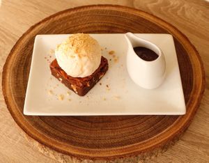 Homemade Brownie at DARZ! in Vila Do Conde