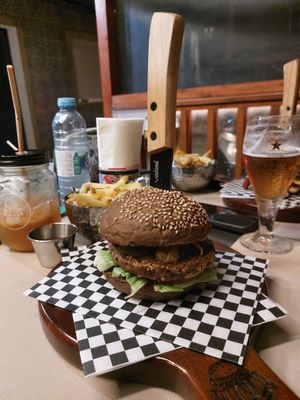 Burguer vegan at DARZ! in Vila Do Conde