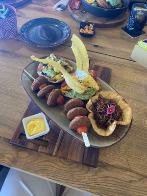 Falafel plate   at New York 3 in Benidorm