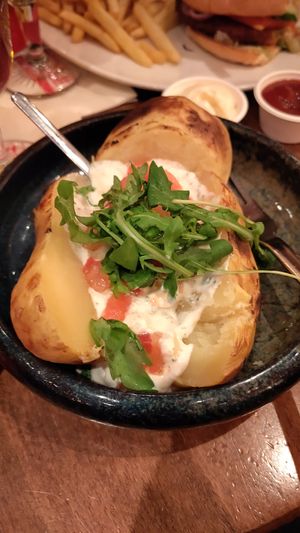 Baked potato at Café Extrablatt - Grupenstraße in Hannover