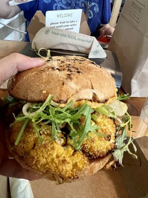 Caul’ of the Wild burger  at Sugarpine Drive-In in Troutdale
