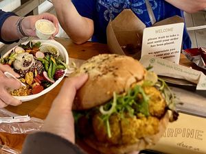 Sugarpine Salad & Caul’ of the Wild  at Sugarpine Drive-In in Troutdale