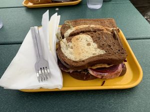 The (Veggie) Reuben  at Sugarpine Drive-In in Troutdale