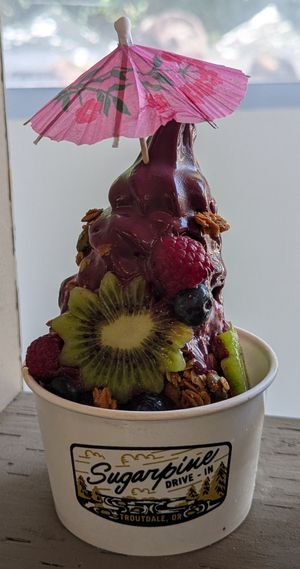Acai Bowl at Sugarpine Drive-In in Troutdale