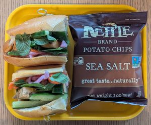 Smoked Ota Tofu Banh Mi at Sugarpine Drive-In in Troutdale