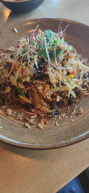 Veggie soy noodles at Hello Vietnam 2 in Warsaw