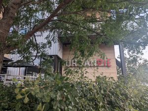 It's not really in a forest at Urban Pie in Cedar Falls