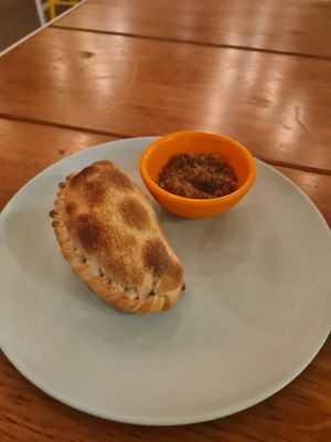 empanada independencia  🫡✌️ at To Be in Playa Del Carmen