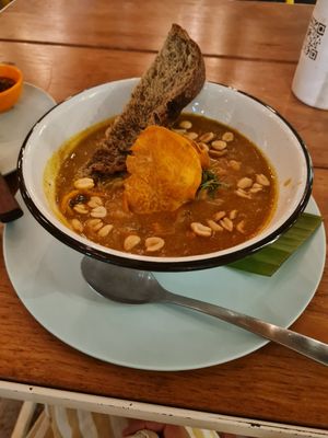 golden spaghetti 🍝 at To Be in Playa Del Carmen