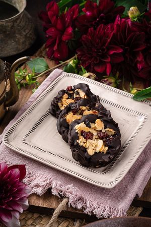 Vegan Florentines 35k - Gluten-free, contains nuts at Eastern & Oriental Tea House and Coffee Parlour in Hanoi