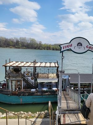 Nice view over the Danube! at Fish and Grill Dunava in Vidin