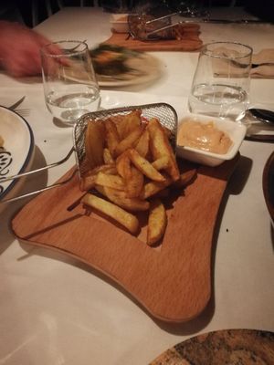 Chips at Seaport Restaurant in Kalkan