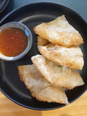 Spring onion pancake at Rise 88 Asian Fusion Food in Ulverstone