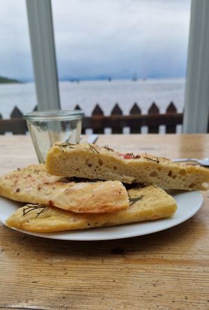 homemade flatbread at Ivy Cottage in Isle Of Rum