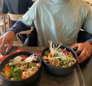 Vegan Umami Ramen at Falcon Marktrestaurant in Soelden