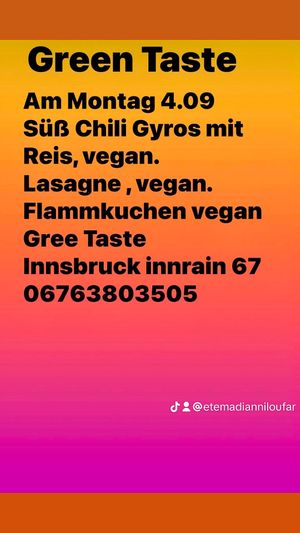   at Green Taste in Innsbruck