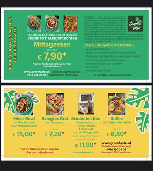   at Green Taste in Innsbruck