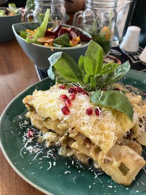 Potatoes and asparagus   at Green Taste in Innsbruck