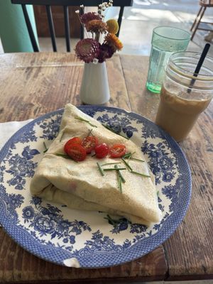   at Seven Swans Creperie in Kansas City